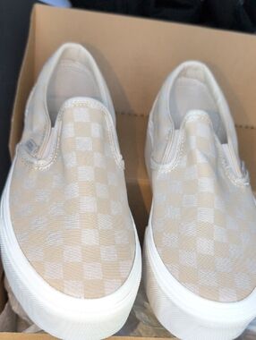 Vans Pink and Tan Shoe Box